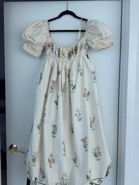 Agua by Agua Bendita Canoa Pradera Midi dress